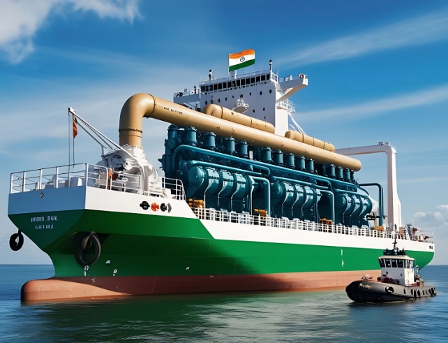 Indian ship carrying 46,000 tonnes of LPG arrived at Mundra Port